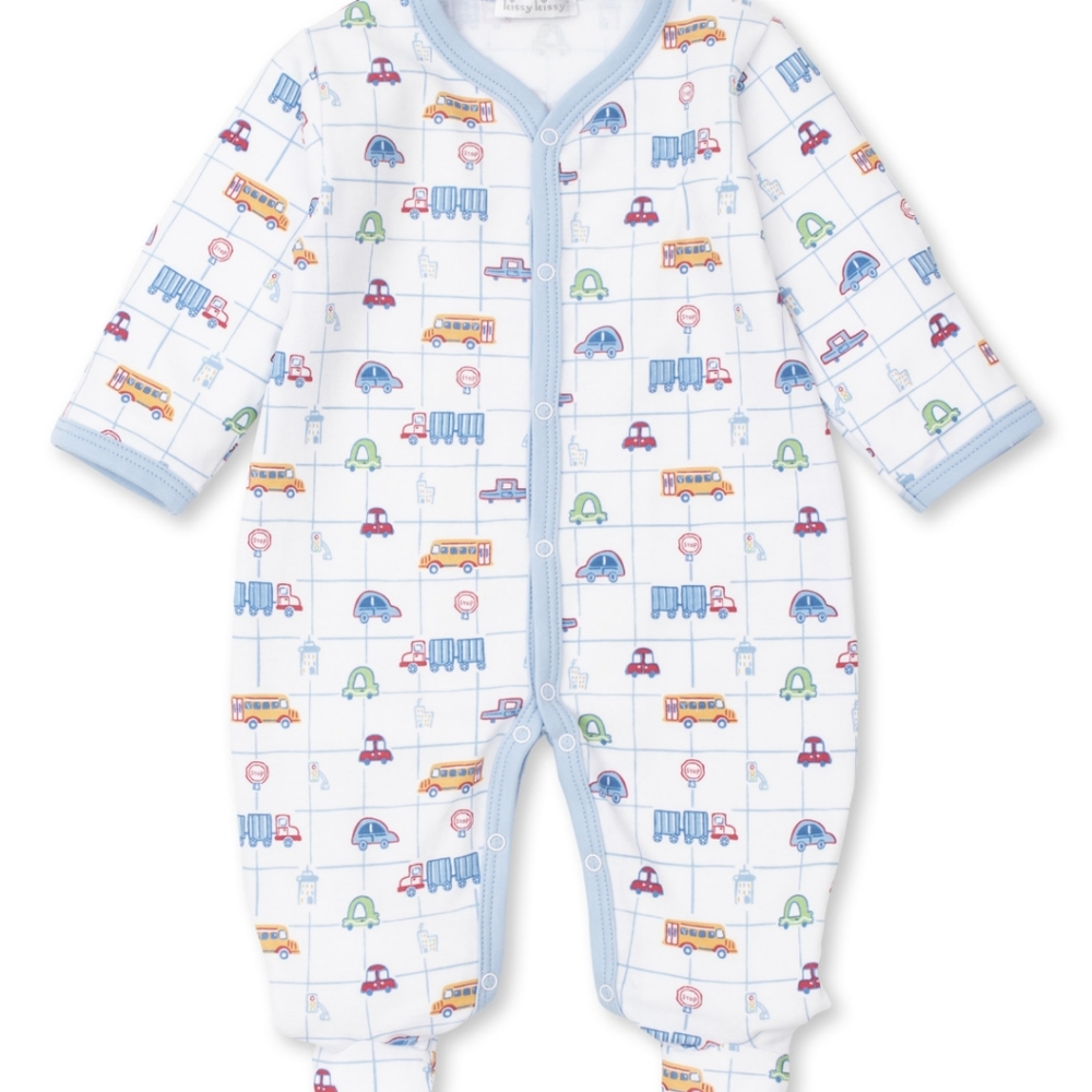 Pima Cotton Footed Zipper Sleeper 3m